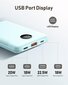 VEEKTOMX Mini Power Bank 10000mAh, sininen hinta ja tiedot | Varavirtalähteet | hobbyhall.fi