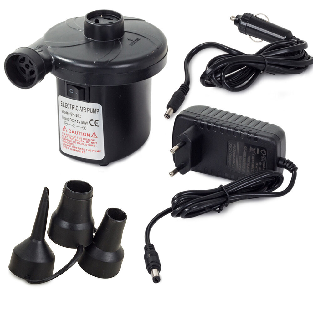 Sähköinen pumppu Perfee, 230V/12V, 2in1 hinta ja tiedot | Pyöräpumput | hobbyhall.fi