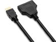 HDMI-jakaja Perfee, 2 porttia, FHD hinta ja tiedot | Adapterit | hobbyhall.fi