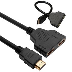 HDMI-jakaja Perfee, 2 porttia, FHD hinta ja tiedot | Adapterit | hobbyhall.fi