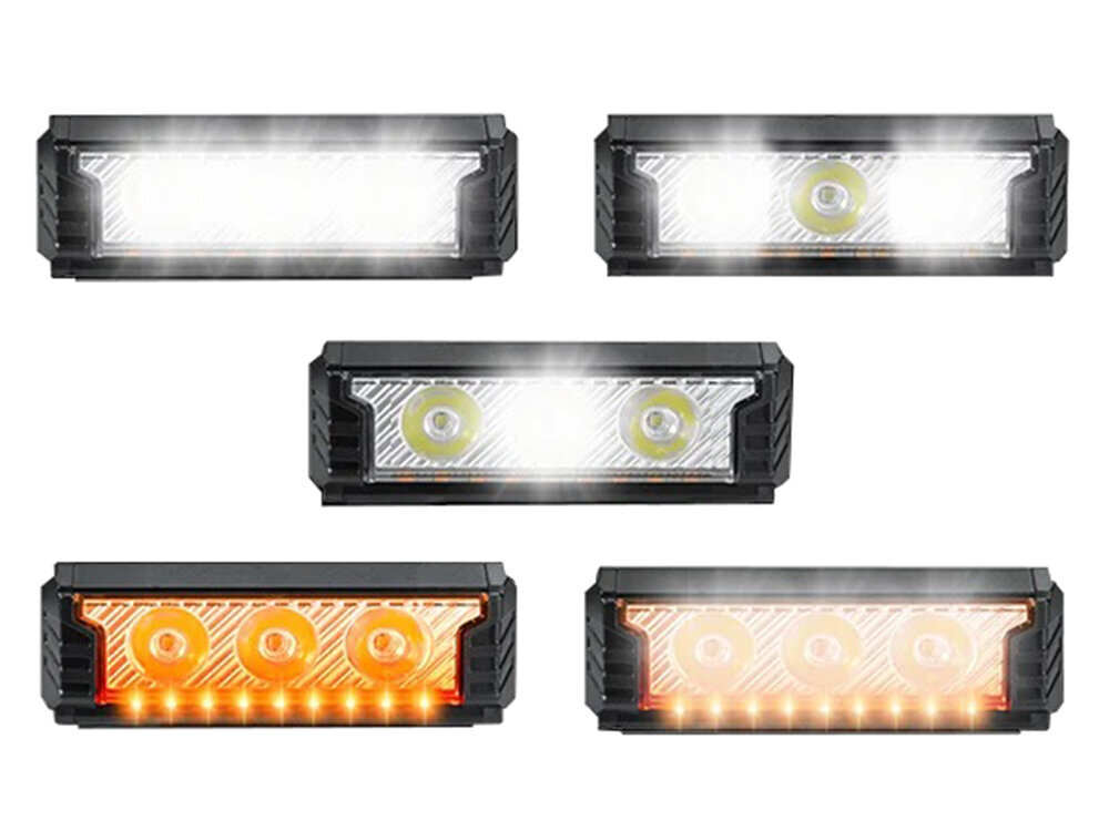 LED polkupyörävalo Perfee, edessä ja takana, USB, akku, setti hinta ja tiedot | Polkupyörän valot ja heijastimet | hobbyhall.fi