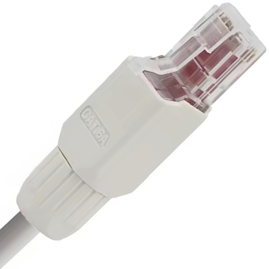 RJ45-pistoke Perfee, UTP, cat.6, työkaluton, kierrettävä hinta ja tiedot | Kaapelit ja adapterit | hobbyhall.fi