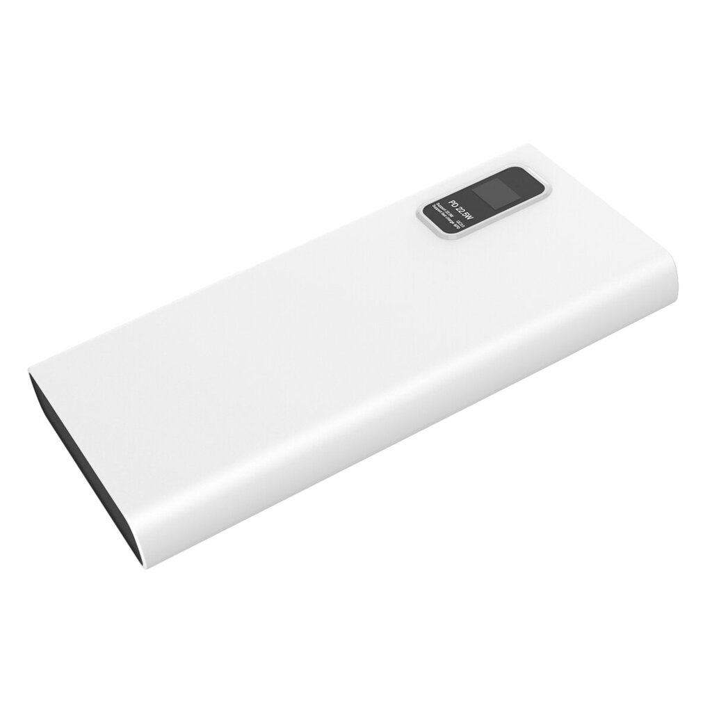 PLATINET Kannettava laturi-akku Virtapankki 10000mAh polymeeri PD 3.0 QC 3.0 LED, valkoinen hinta ja tiedot | Varavirtalähteet | hobbyhall.fi