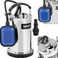 Teräksinen puutarhan uppopumppu, Hillvert HT-SPP-550W-85001, 8,5 m3/h., 550 W., jopa 7 m. hinta ja tiedot | Puhdasvesipumput | hobbyhall.fi