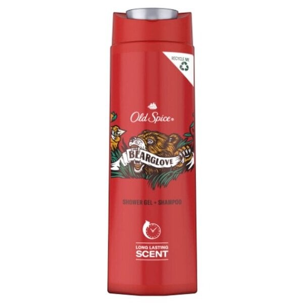 Suihkugeeli Old Spice Bearglove, 400 ml x 3 kpl