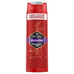 Suihkugeeli Old Spice Rockstar, 400 ml x 3 kpl hinta ja tiedot | Suihkusaippuat ja suihkugeelit | hobbyhall.fi