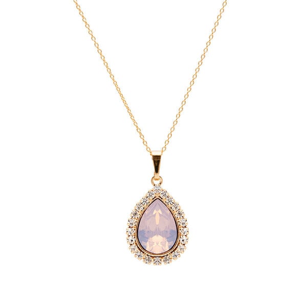 Naisten riipus "Celestial Drop (Rose Water Opal)" Preciosa kristalleilla DS01K760