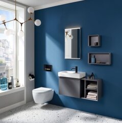 Geberit iCon 500.835.01.1 wc-kansi, valkoinen, ohut muotoilu hinta ja tiedot | WC-istuimen lisätarvikkeet | hobbyhall.fi