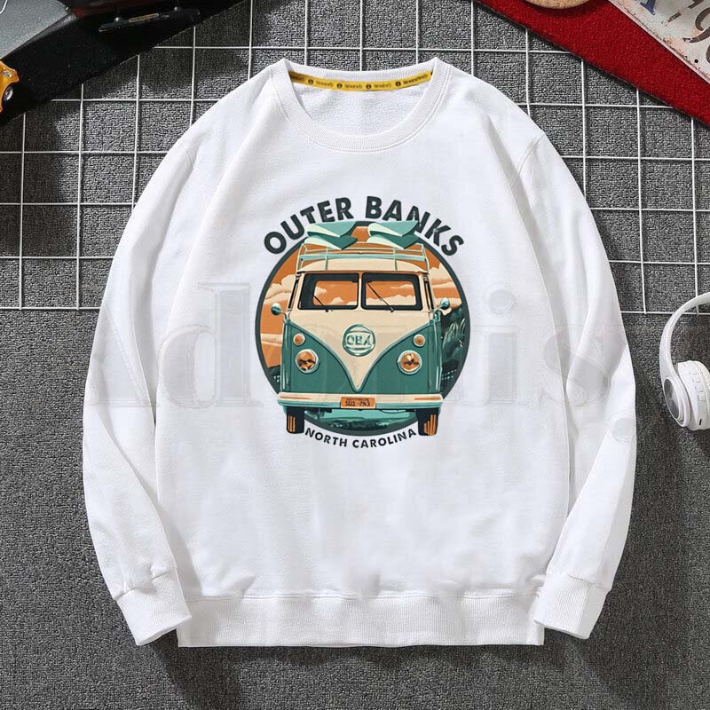 (SL)Pogue Life Outer Banks TV Ulzzang Miesten Hupparit Hupparit Print Trend Miesten Vaatteet Hip-Hop Miesten Crewneck Hupparit Miesten SHRY hinta ja tiedot | Miesten neuleet ja villapaidat | hobbyhall.fi