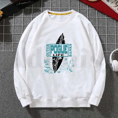 (SJ)Pogue Life Outer Banks TV Ulzzang Miesten Hupparit Hupparit Print Trend Miesten Vaatteet Hip-Hop Miesten Crewneck Hupparit Miesten SHRY hinta ja tiedot | Miesten neuleet ja villapaidat | hobbyhall.fi