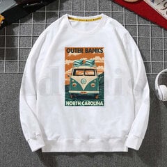 (SD)Pogue Life Outer Banks TV Ulzzang Miesten Hupparit Hupparit Print Trend Miesten Vaatteet Hip-Hop Miesten Crewneck Hupparit Miesten SHRY hinta ja tiedot | Miesten neuleet ja villapaidat | hobbyhall.fi