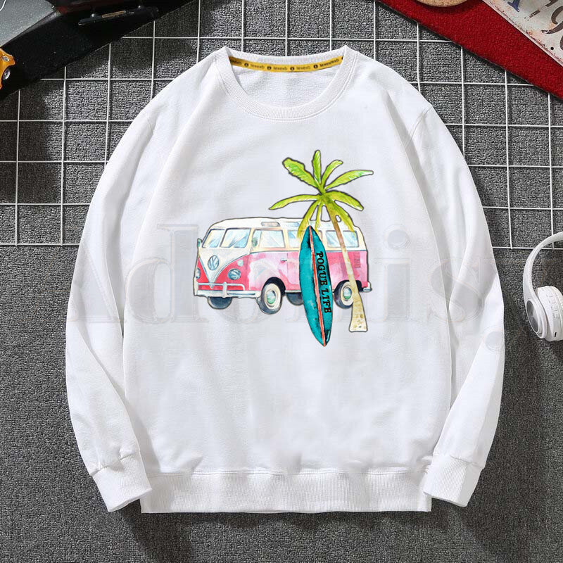 (SS)Pogue Life Outer Banks TV Ulzzang Miesten Hupparit Hupparit Print Trend Miesten Vaatteet Hip-Hop Miesten Crewneck Hupparit Miesten SHRY hinta ja tiedot | Miesten neuleet ja villapaidat | hobbyhall.fi