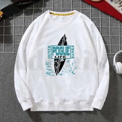 (XLJ)Pogue Life Outer Banks TV Ulzzang Miesten Hupparit Hupparit Print Trend Miesten Vaatteet Hip-Hop Miesten Crewneck Hupparit Miesten SHRY hinta ja tiedot | Miesten neuleet ja villapaidat | hobbyhall.fi