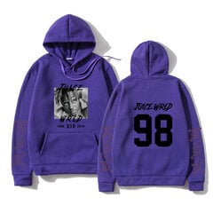 (XXLPurppu H) Fashion Singer Juice Wrld Letter Print Hupparit Harajuku Hip Hop Rapper -huppari Pullover Syksy Talvi Miesten/Naisten Huppari SHRY hinta ja tiedot | Miesten neuleet ja villapaidat | hobbyhall.fi