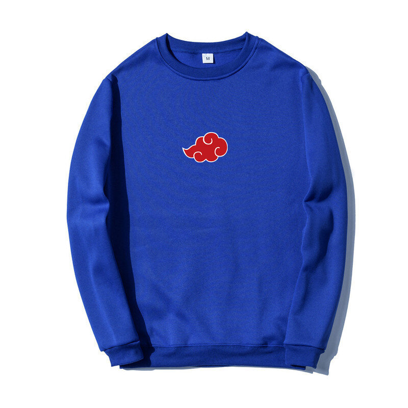 (SBlue ZJ)Anime Akatsuki Cloud Symbols Print Miesten Hupparit Hupparit Streetwear Rento Crewneck Pullover Miesten Naisten Ylimitoitettu collegepaita SHRY hinta ja tiedot | Miesten neuleet ja villapaidat | hobbyhall.fi