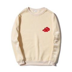 (Skhaki 4B)Anime Akatsuki Cloud Symbols Print Miesten Hupparit Hupparit Streetwear Rento Crewneck Pullover Miesten Naisten Ylimitoitettu collegepaita SHRY hinta ja tiedot | Miesten neuleet ja villapaidat | hobbyhall.fi