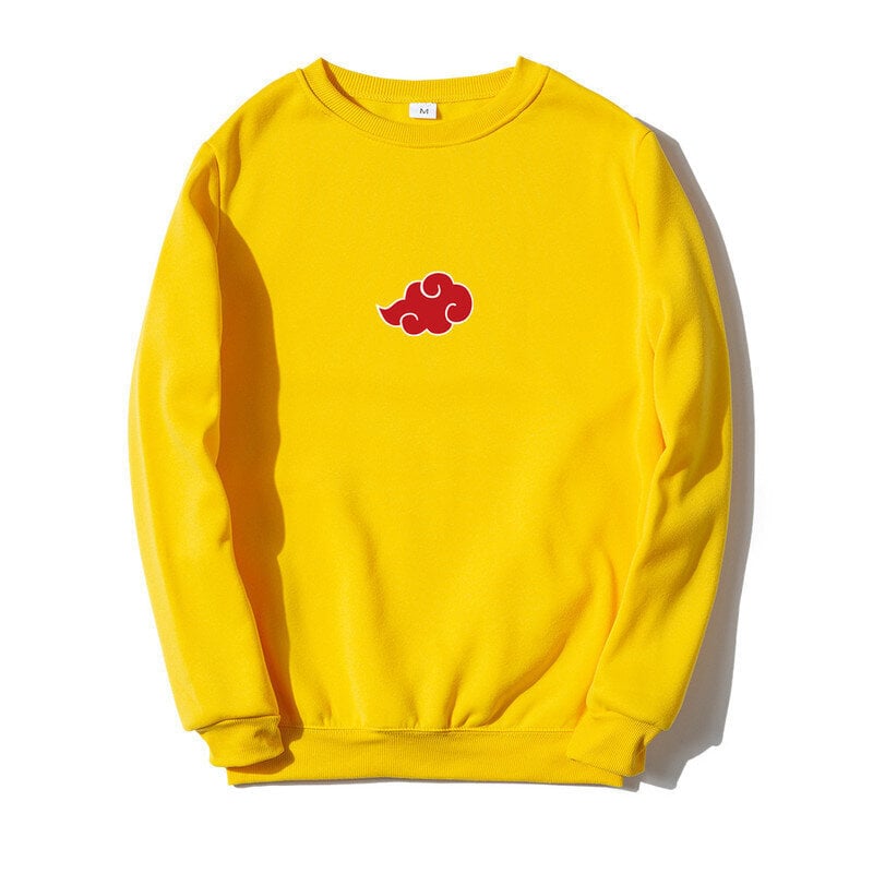 (MYellow ZJ)Anime Akatsuki Cloud Symbols Print Miesten Hupparit Hupparit Streetwear Rento Crewneck Pullover Miesten Naisten Ylimitoitettu collegepaita SHRY hinta ja tiedot | Miesten neuleet ja villapaidat | hobbyhall.fi