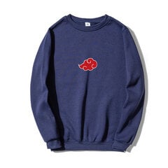 (MNavy ZJ)Anime Akatsuki Cloud Symbols Print Miesten Hupparit Hupparit Streetwear Rento Crewneck Pullover Miesten Naisten Ylimitoitettu collegepaita SHRY hinta ja tiedot | Miesten neuleet ja villapaidat | hobbyhall.fi