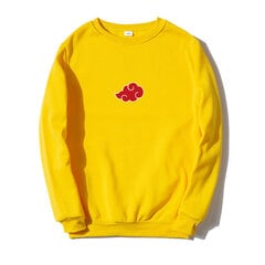 (XXLYkeltainen ZJ)Anime Akatsuki Cloud Symbols Print Miesten Hupparit Hupparit Streetwear Rento Crewneck Pullover Miesten Naisten Ylimitoitettu collegepaita SHRY hinta ja tiedot | Miesten neuleet ja villapaidat | hobbyhall.fi