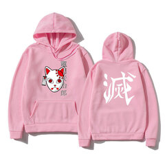 (SPink B)Japanilainen huppari Anime Topit Pullover Sweatshirt Naiset Miehet Tanjiro Kamado Puku Hupparit Harajuku Sudadera hombre SHRY hinta ja tiedot | Miesten neuleet ja villapaidat | hobbyhall.fi