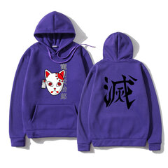 (Purppurainen H)Japanilainen huppari Anime Topit Pullover Sweatshirt Naiset Miehet Tanjiro Kamado Puku Hupparit Harajuku Sudadera hombre SHRY hinta ja tiedot | Miesten neuleet ja villapaidat | hobbyhall.fi