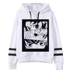 (S519)Kimetsu No Yaiba Miesten/naisten Hupparit Anime Unisex Harajuku Aesthetic 90s collegepaita Ulzzang Graphic Casual Miesten huppari SHRY hinta ja tiedot | Miesten neuleet ja villapaidat | hobbyhall.fi