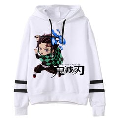 (S521)Kimetsu No Yaiba Miesten/naisten Hupparit Anime Unisex Harajuku Esteettinen 90-luvun collegepaita Ulzzang Graphic Casual Miesten huppari SHRY hinta ja tiedot | Miesten neuleet ja villapaidat | hobbyhall.fi