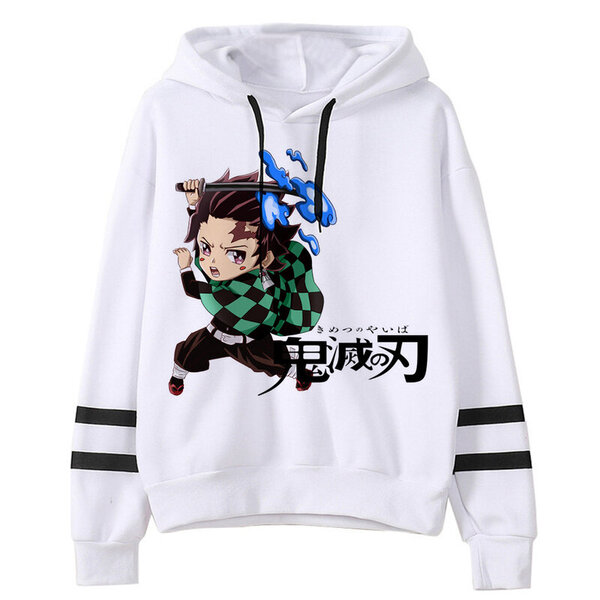 (S521)Kimetsu No Yaiba Miesten/naisten Hupparit Anime Unisex Harajuku Esteettinen 90-luvun collegepaita Ulzzang Graphic Casual Miesten huppari SHRY