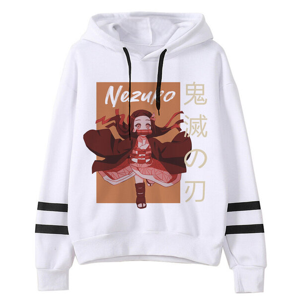 (S507)Kimetsu No Yaiba Miesten/naisten Hupparit Anime Unisex Harajuku Aesthetic 90s collegepaita Ulzzang Graphic Casual Miesten huppari SHRY