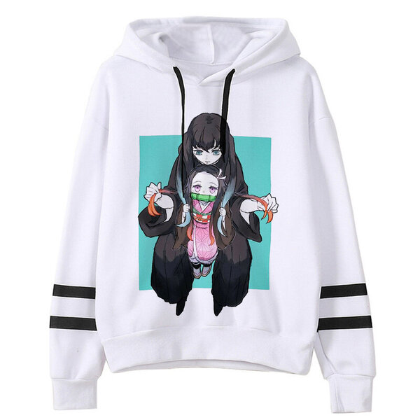 (M525)Kimetsu No Yaiba Miesten/naisten Hupparit Anime Unisex Harajuku Esteettinen 90-luvun collegepaita Ulzzang Graphic Casual Miesten huppari SHRY