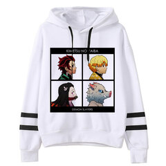 (M515)Kimetsu No Yaiba Miesten/naisten Hupparit Anime Unisex Harajuku Esteettinen 90-luvun collegepaita Ulzzang Graphic Casual Miesten huppari SHRY hinta ja tiedot | Miesten neuleet ja villapaidat | hobbyhall.fi