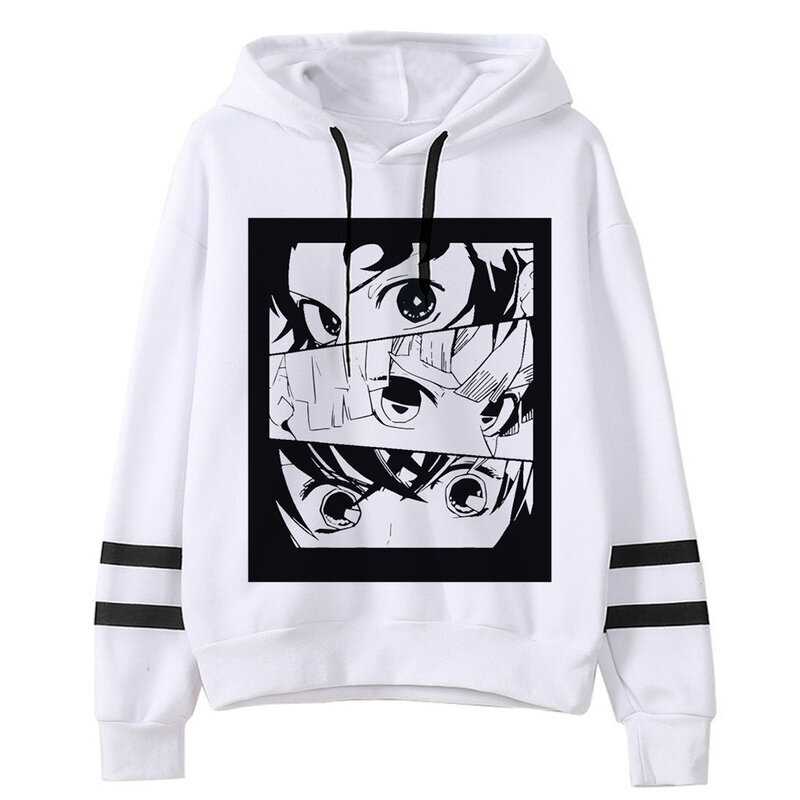 (L519)Kimetsu No Yaiba Miesten/naisten Hupparit Anime Unisex Harajuku Esteettinen 90-luvun collegepaita Ulzzang Graphic Casual Miesten huppari SHRY hinta ja tiedot | Miesten neuleet ja villapaidat | hobbyhall.fi