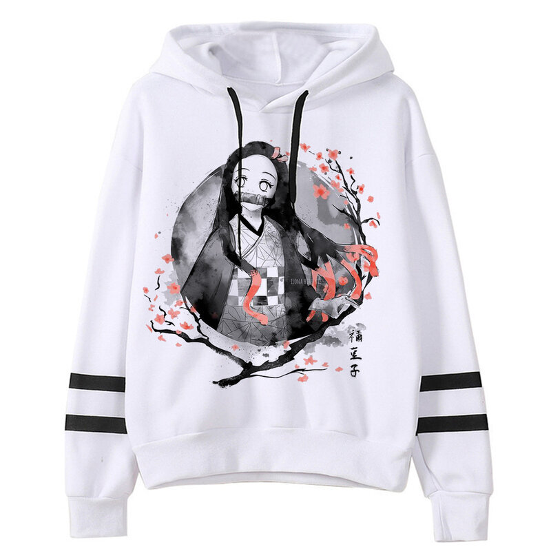 (L523)Kimetsu No Yaiba Miesten/naisten Hupparit Anime Unisex Harajuku Esteettinen 90-luvun collegepaita Ulzzang Graphic Casual Miesten huppari SHRY hinta ja tiedot | Miesten neuleet ja villapaidat | hobbyhall.fi