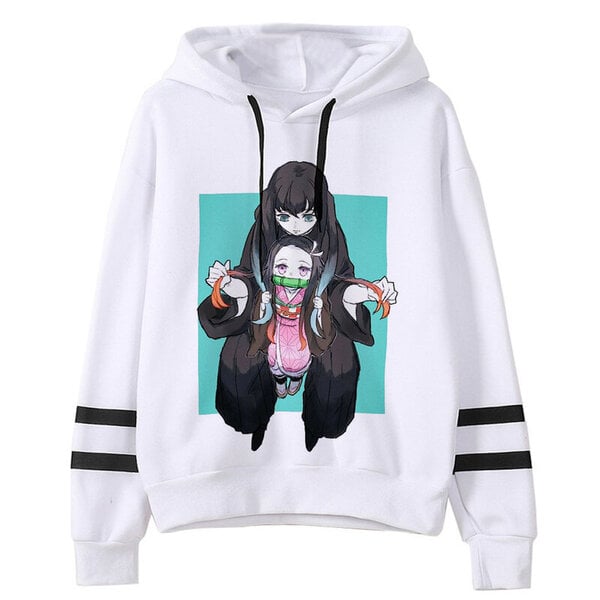 (XXL525)Kimetsu No Yaiba Miesten/naisten Hupparit Anime Unisex Harajuku Esteettinen 90-luvun collegepaita Ulzzang Graphic Casual Miesten huppari SHRY