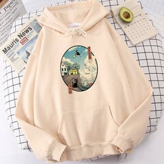 (SBeigeR0423) Ponyo Japani Anime Söpöt Printti Miesten Neulepuserot Hip Hop Harajuku Hupullinen Syksy Löysä Streetwear Fleece Hauska Rento Miesten Hupparit SHRY hinta ja tiedot | Miesten neuleet ja villapaidat | hobbyhall.fi