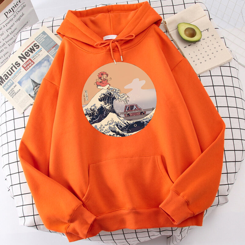 (MOrange)Ponyo Japani Anime Söpöt Printti Miesten Neulepuserot Hip Hop Harajuku Hupulliset Syksyiset Löysät Streetwear Fleece Hauskat Rento Miesten Hupparit SHRY hinta ja tiedot | Miesten neuleet ja villapaidat | hobbyhall.fi