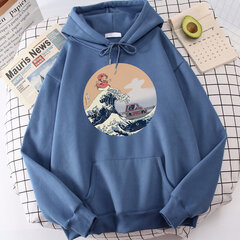 (XXLHaze Blue) Ponyo Japani Anime Söpöt Printti Miesten Neulepuserot Hip Hop Harajuku Hupulliset Syksyiset Löysät Streetwear Fleece Hauskat Rento Miesten Hupparit SHRY hinta ja tiedot | Miesten neuleet ja villapaidat | hobbyhall.fi