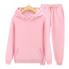 (LPink)Miesten setit Hupparit+housut Syksy Talvi Huppari Huppari Swetarihousut Muoti Slim Fit Miesset Huppari Housut Hip Hop Pullover Huppari SHRY hinta ja tiedot | Miesten neuleet ja villapaidat | hobbyhall.fi