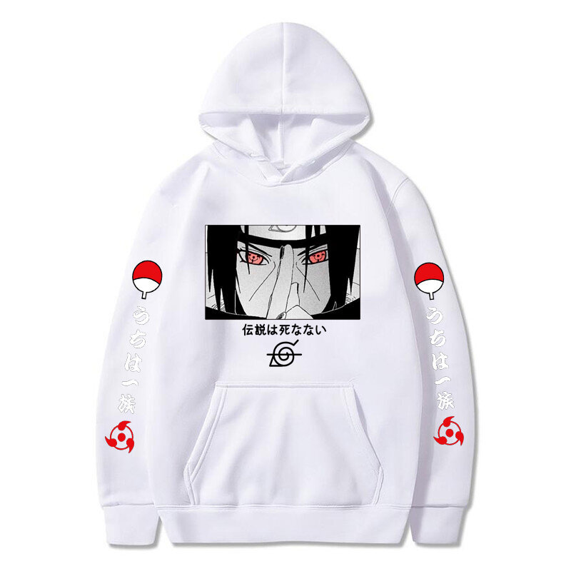 (XSWhite b)Japanilainen anime Akatsuki Miesten huppari Pilvi Symbolit Japani Hupparit Streetwear Itachi Syksy Talvi SHRY hinta ja tiedot | Miesten neuleet ja villapaidat | hobbyhall.fi