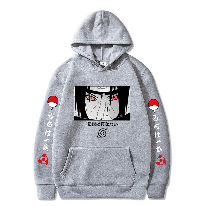 (MLVaaleanharmaa)Japanilainen anime Akatsuki Miesten huppari Pilvi Symbolit Japani Hupparit Streetwear Itachi Syksy Talvi SHRY hinta ja tiedot | Miesten neuleet ja villapaidat | hobbyhall.fi