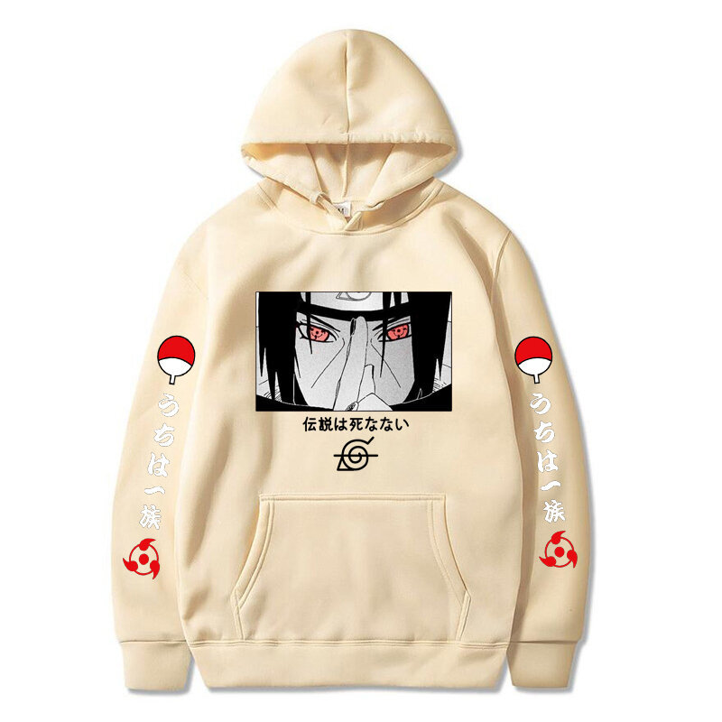 (LKhaki)Japanilainen anime Akatsuki Miesten huppari Pilvisymbolit Japani Hupparit Streetwear Itachi Syksy Talvi SHRY hinta ja tiedot | Miesten neuleet ja villapaidat | hobbyhall.fi