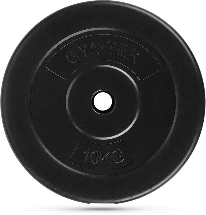 Levypaino Gymtek Gy-1745038266, 2x10 kg, musta hinta ja tiedot | Käsipainot, kahvakuulat ja voimaharjoittelu | hobbyhall.fi