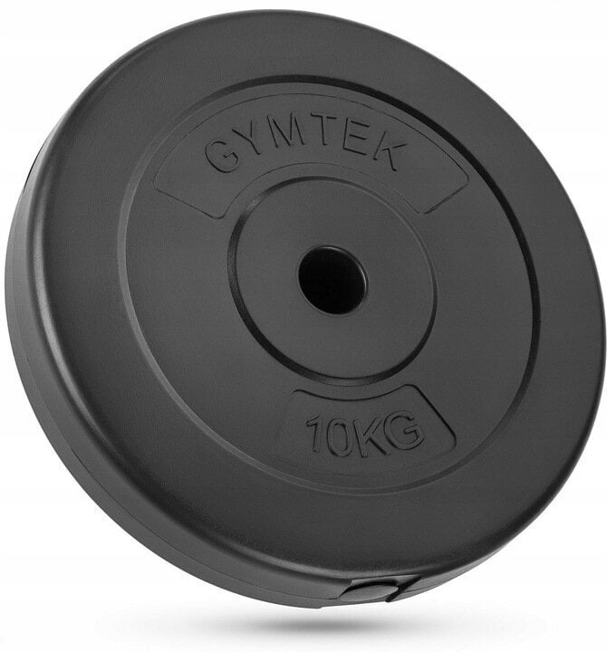 Levypaino Gymtek Gy-1745038266, 2x10 kg, musta hinta ja tiedot | Käsipainot, kahvakuulat ja voimaharjoittelu | hobbyhall.fi