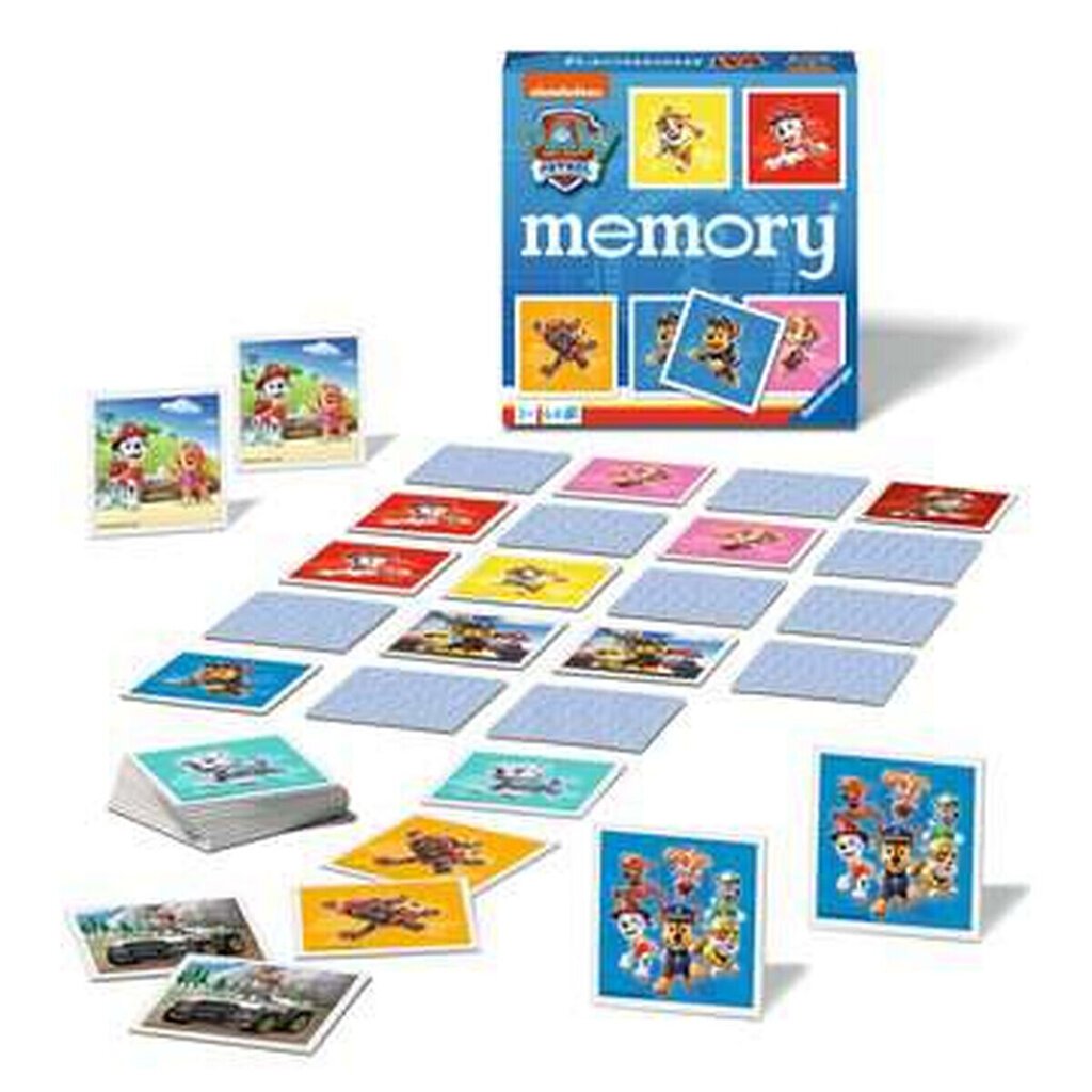 Muistipeli Ravensburger Grand Memory Paw Patrol, FR hinta ja tiedot | Lautapelit ja älypelit | hobbyhall.fi