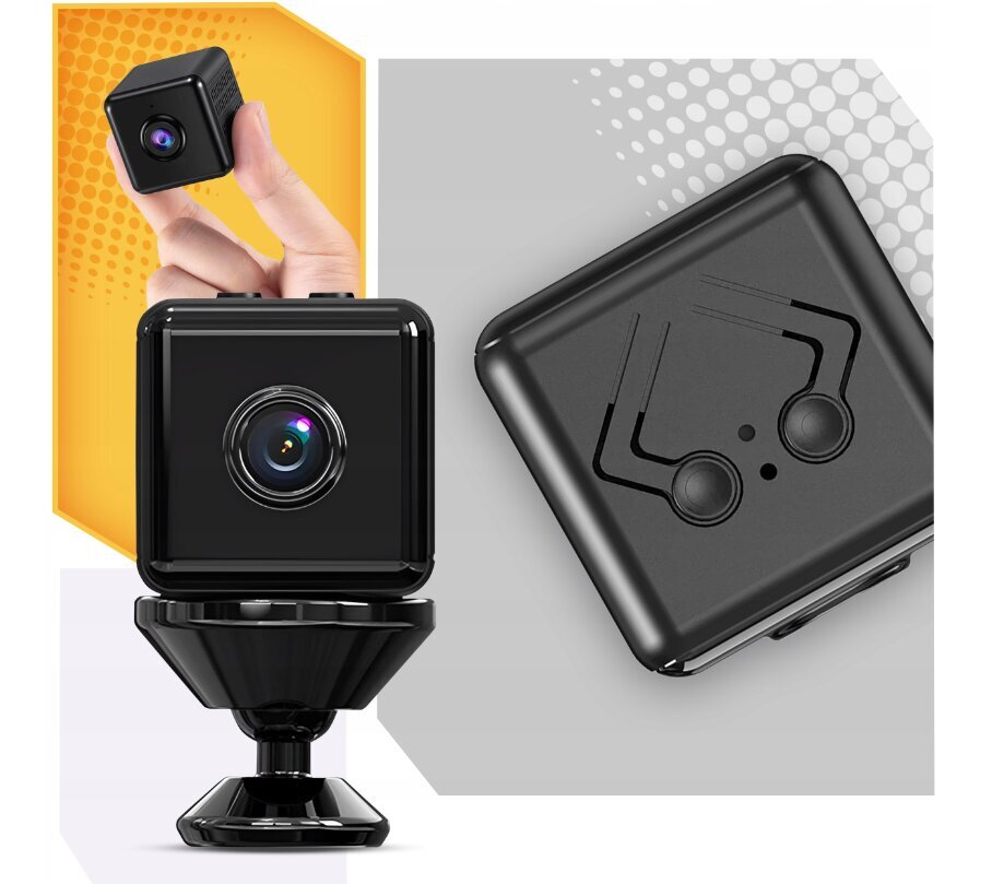 Mini Spy Camera Pieni WIFI 4K + Bracket Lewer hinta ja tiedot | Valvontakamerat | hobbyhall.fi