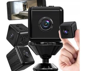 Mini Spy Camera Pieni WIFI 4K + Bracket Lewer hinta ja tiedot | Valvontakamerat | hobbyhall.fi