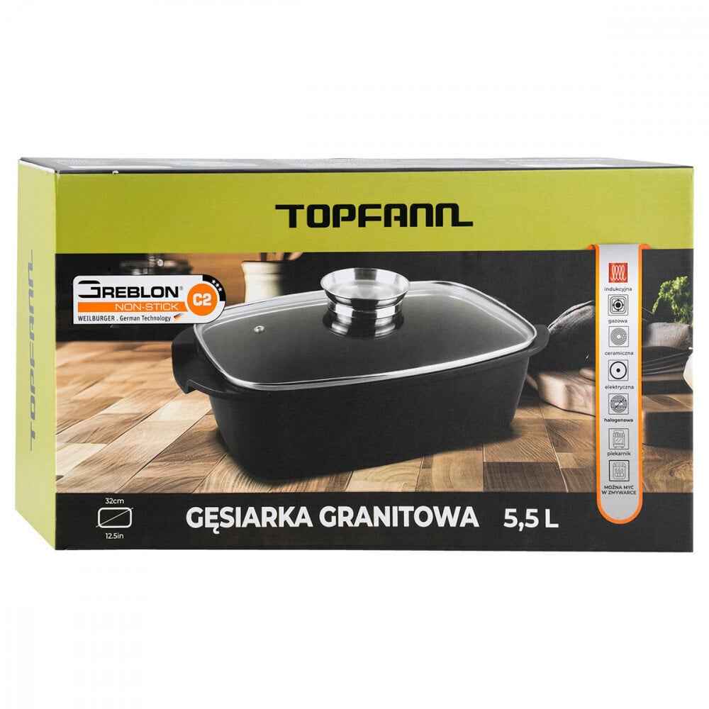 Topfan-vuoka 5,5L hinta ja tiedot | Kattilat ja painekattilat | hobbyhall.fi