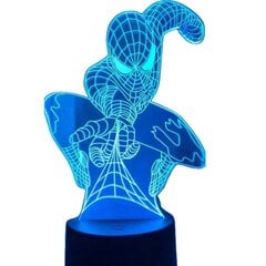 Marvel Hero Spider Man 3D-yövalo hinta ja tiedot | Lastenhuoneen valaisimet | hobbyhall.fi