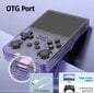 R36S Retro Video Handheld Game Console 64G ja 1500 Classic Gamesille, violetti hinta ja tiedot | Pelikonsolit | hobbyhall.fi