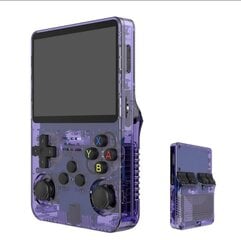 R36S Retro Video Handheld Game Console 64G ja 1500 Classic Gamesille, violetti hinta ja tiedot | Pelikonsolit | hobbyhall.fi